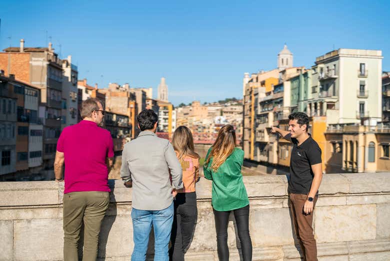 Contemplando el centro de Gerona