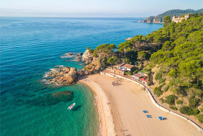 Platja de Fenals, en la Costa Brava