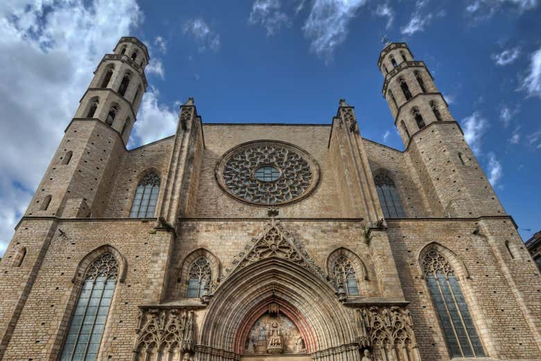 Façade de la basilique Santa Maria del Mar