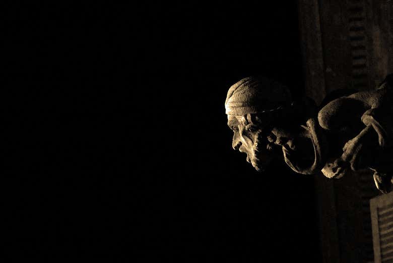 Gargoyle nel Barrio Gotico di Barcellona