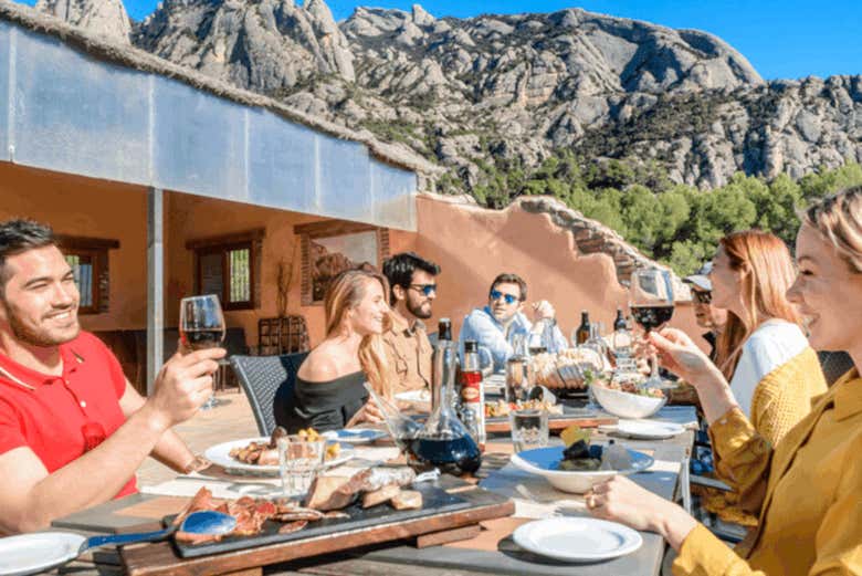 Eat lunch at a Catalan farmhouse