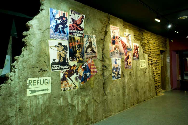 Carteles expuestos en el Museo de Historia de Cataluña