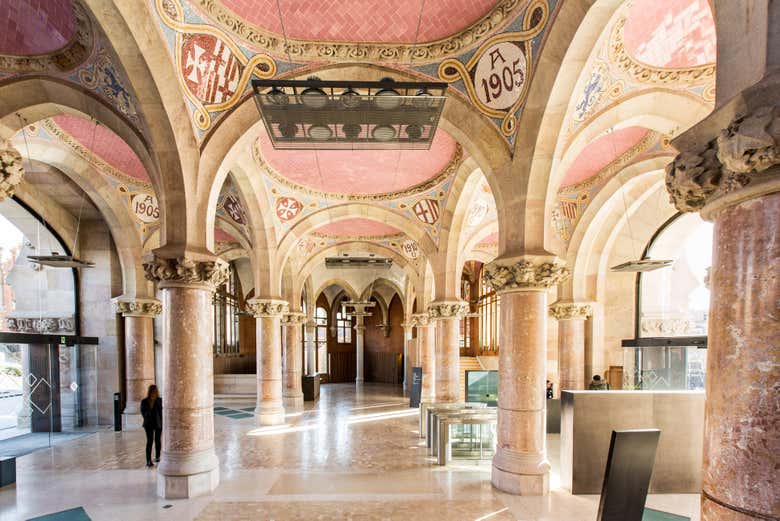 Ingresso a uno dei padiglioni