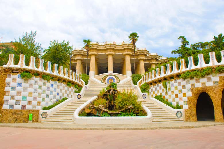 Entrada principal do Parque Güell