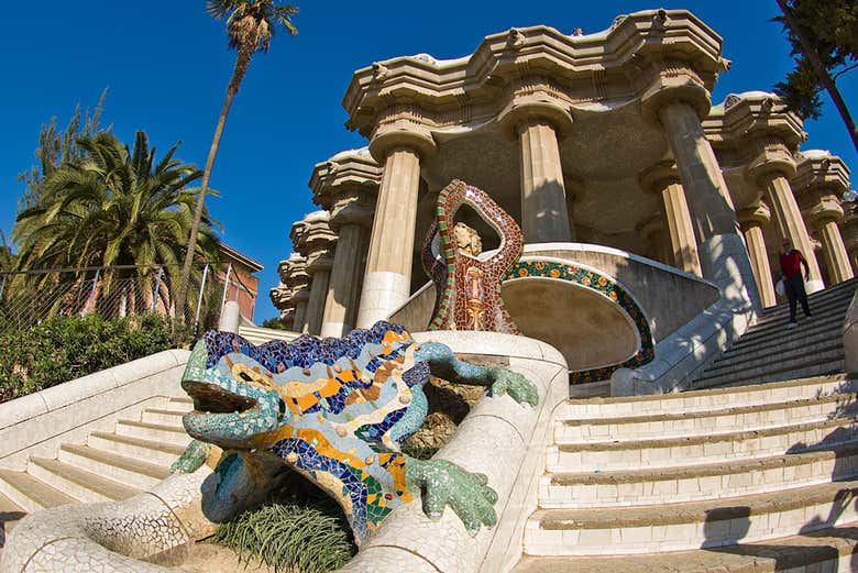 Stairs in Parque Güell