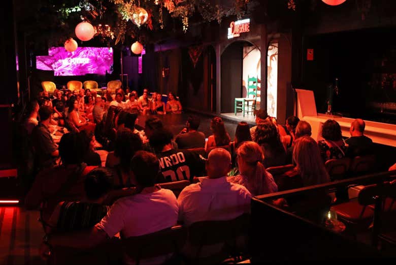 Disfrutando del show