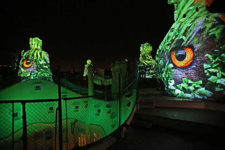 La Pedrera de noche
