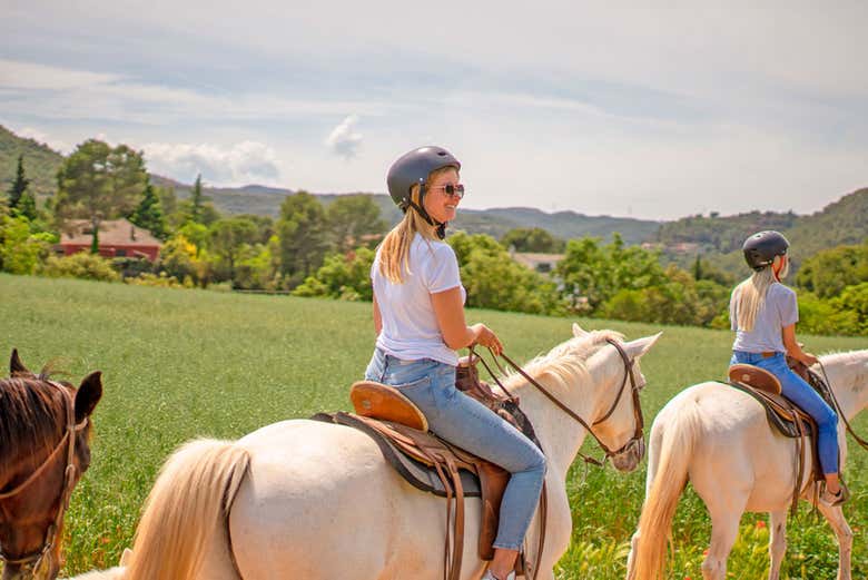 Horseback riding training