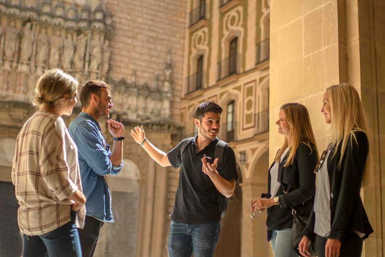 Guide in Montserrat Monastery
