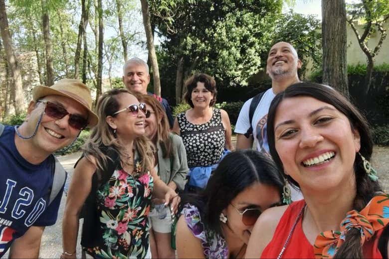 Clientes disfrutando de su tour