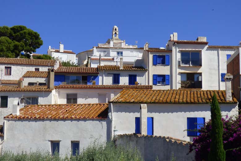 Casas blancas en Cadaqués