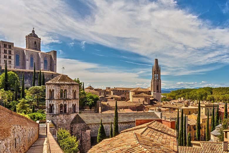 Vista panorámica de Gerona