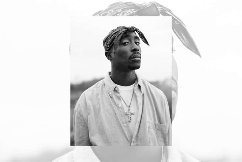 Fotografía de Tupac Shakur hecha por Dana Lixenberg