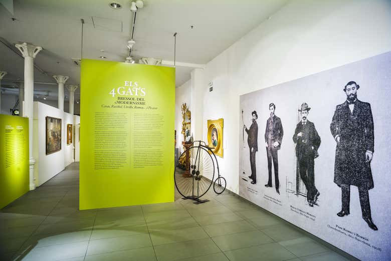 The temporary exhibition