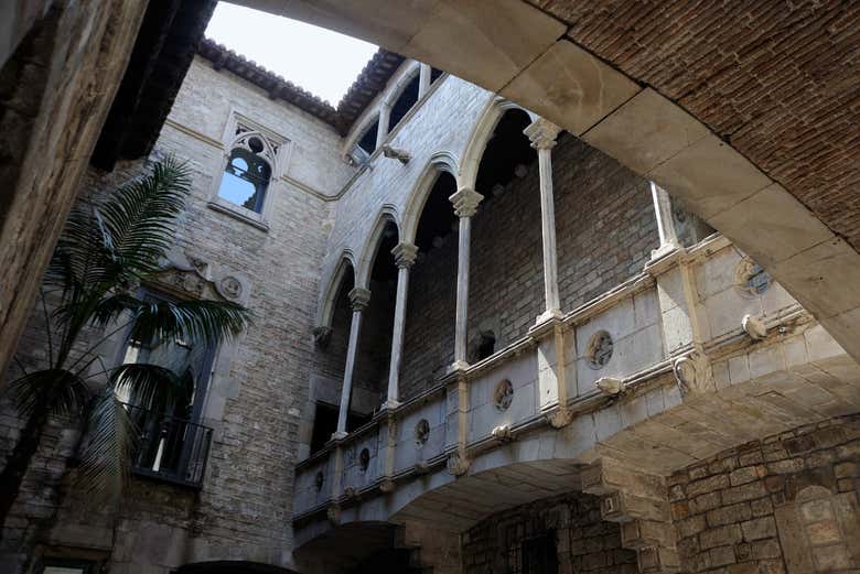 Arquitectura del Museo Picasso de la calle Montcada