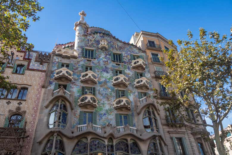La facciata di Casa Batlló