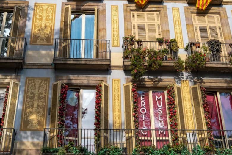 Façade du musée Érotique de Barcelone
