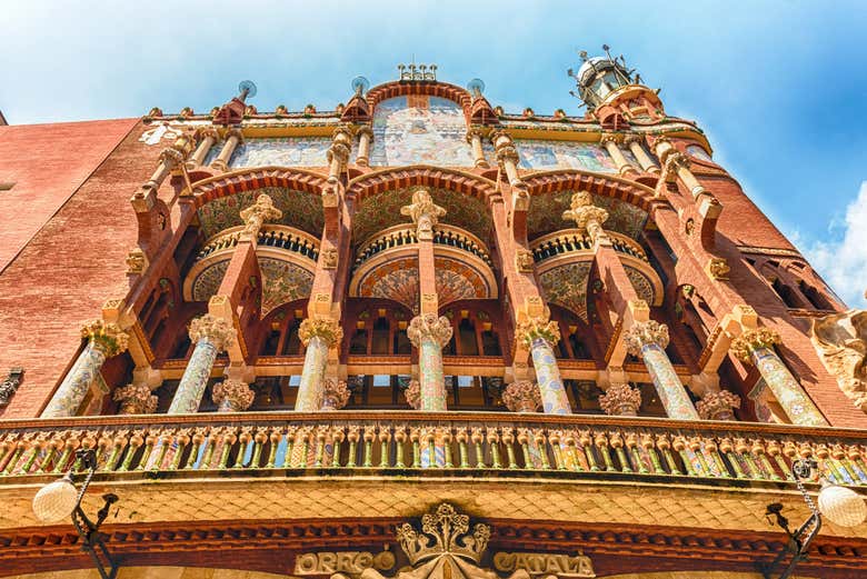 Exterior del Palacio de la Música Catalana