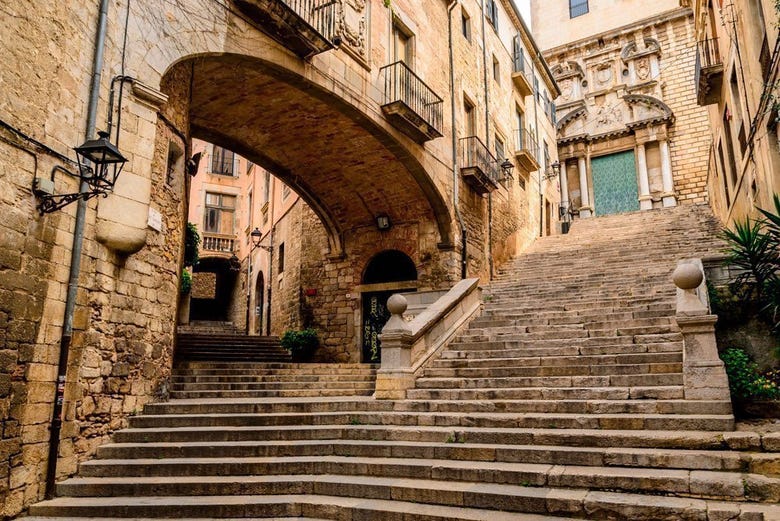 Girona's old town