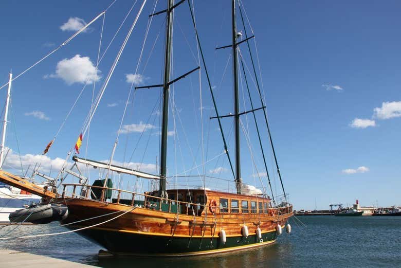Paseo en goleta por Barcelona