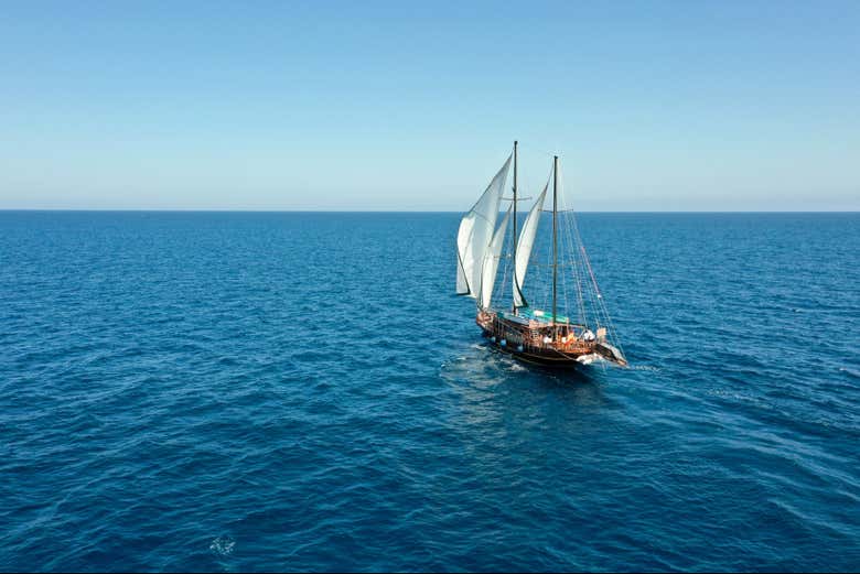 Surcando las costas de Barcelona