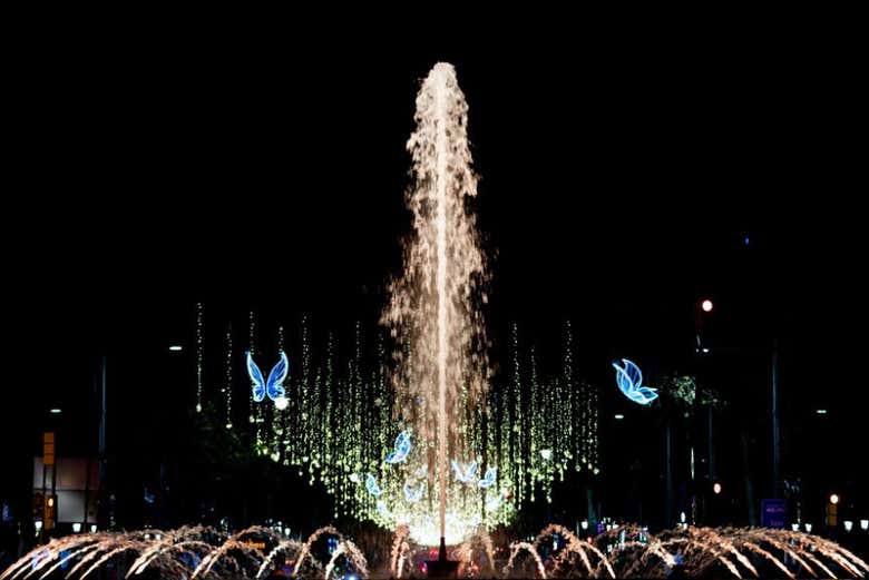 Las decoraciones en Paseo de Gràcia