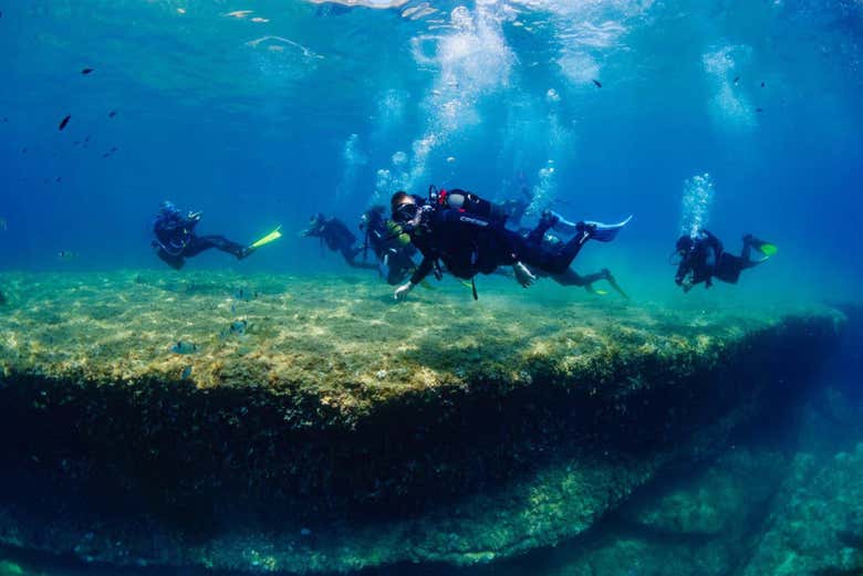 Scuba diving in Barcelona