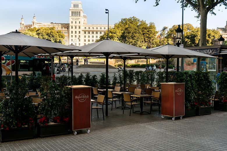 Terraza del Hard Rock Cafe Barcelona