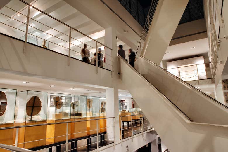 Interior del Museo Egipcio de Barcelona