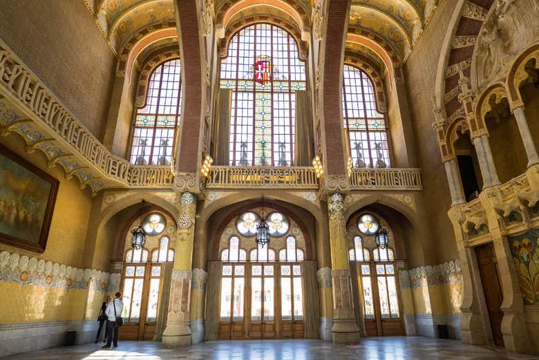 Intérieur de l'enceinte Sant Pau