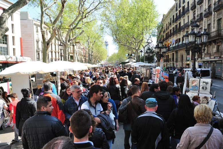 Les Ramblas de Barcelone