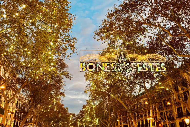 Barcellona sotto Natale