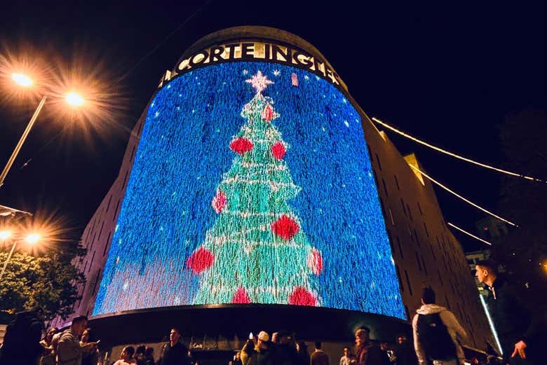 Le luci natalizie di Barcellona