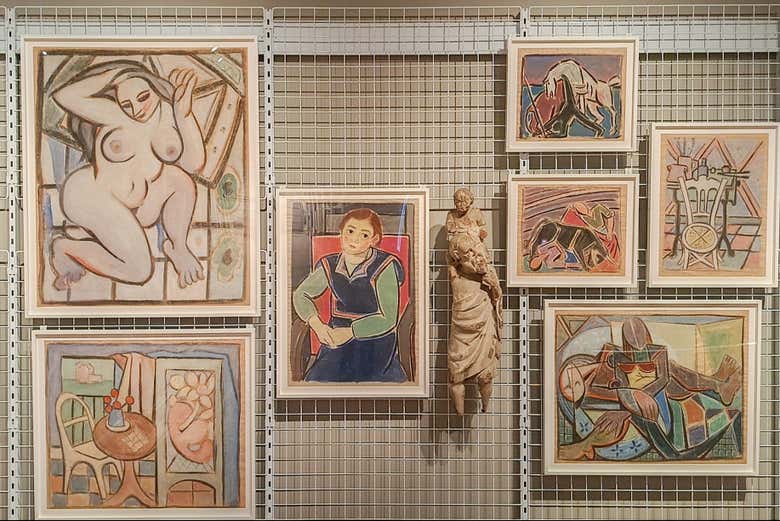 Obras cubistas del MNAC