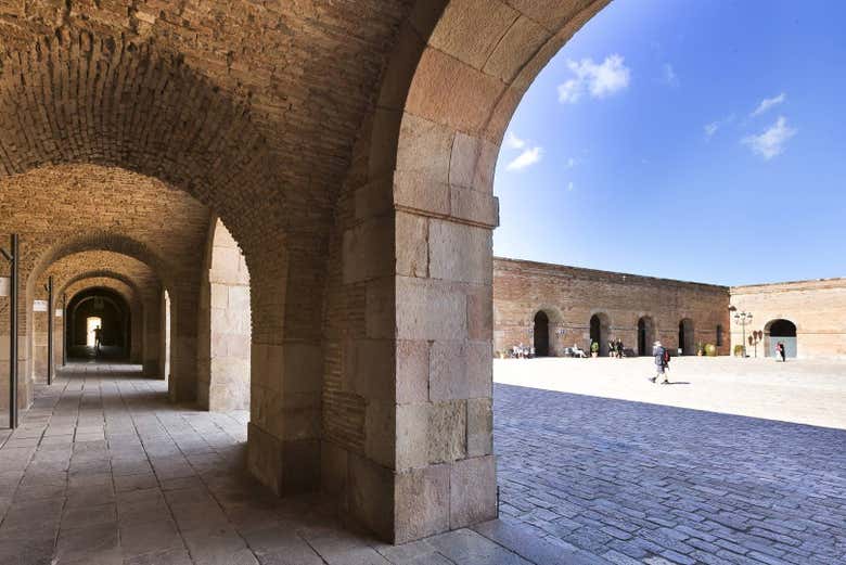 Touring the interior of the fortress