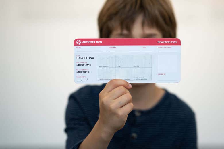 Mostrando il pass ArticketBCN