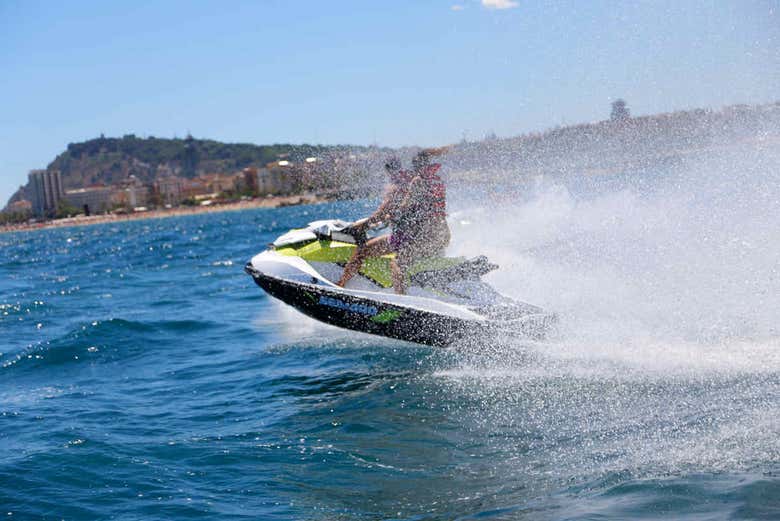 S'amuser sur le jet-ski
