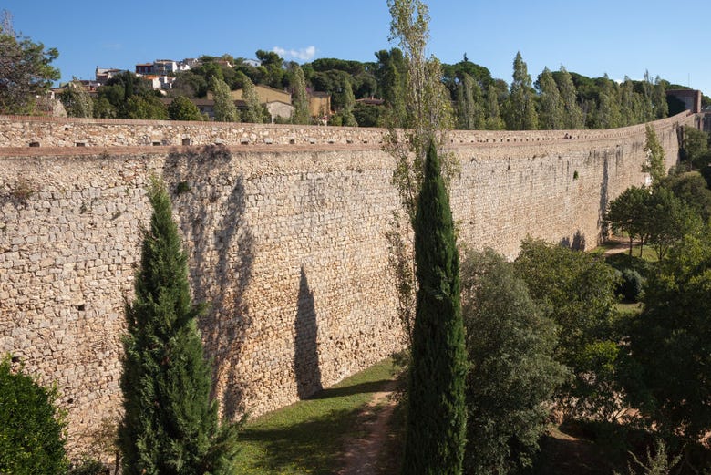 Medieval walls of Gerona