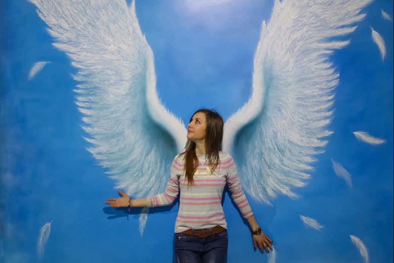 Uno dei murales del Museo delle Illusioni