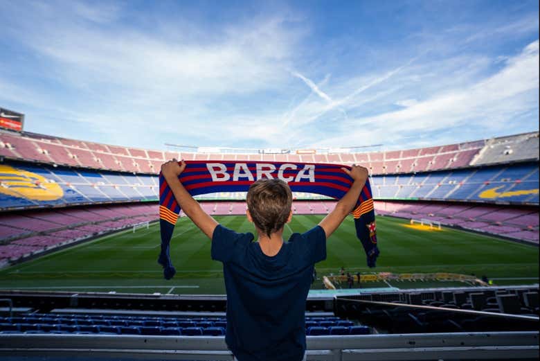 Disfrutando al máximo de la visita guiada por el Camp Nou