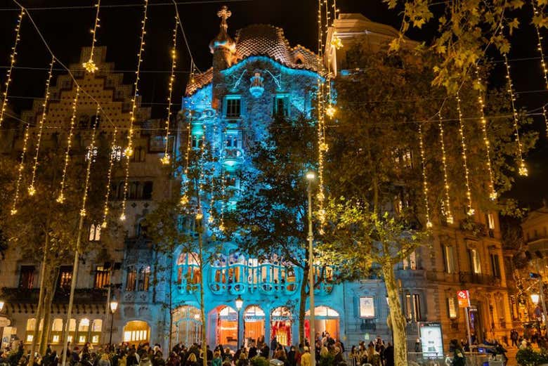 Casa Batlló en Navidad