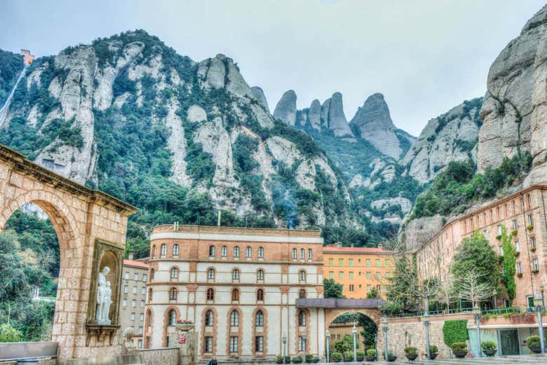 Paisajes del santuario de Montserrat