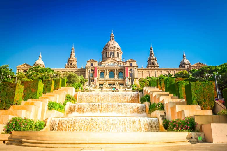 El MNAC se encuentra en el Palacio Nacional de Barcelona