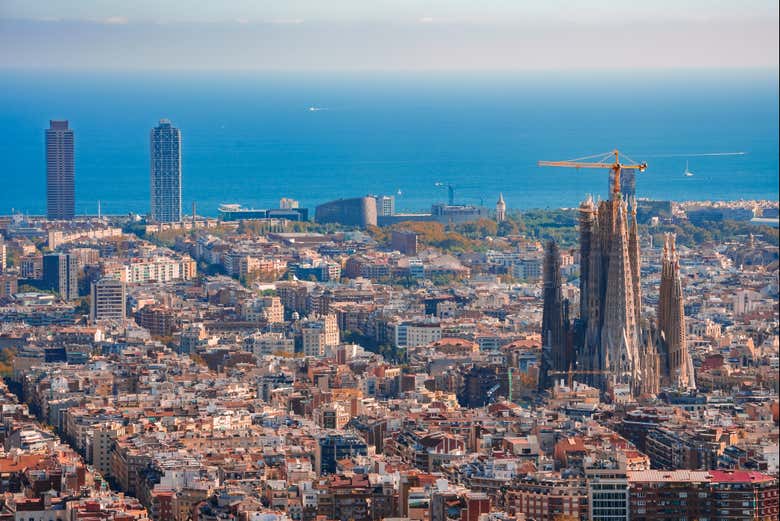 Vista aérea de Barcelona