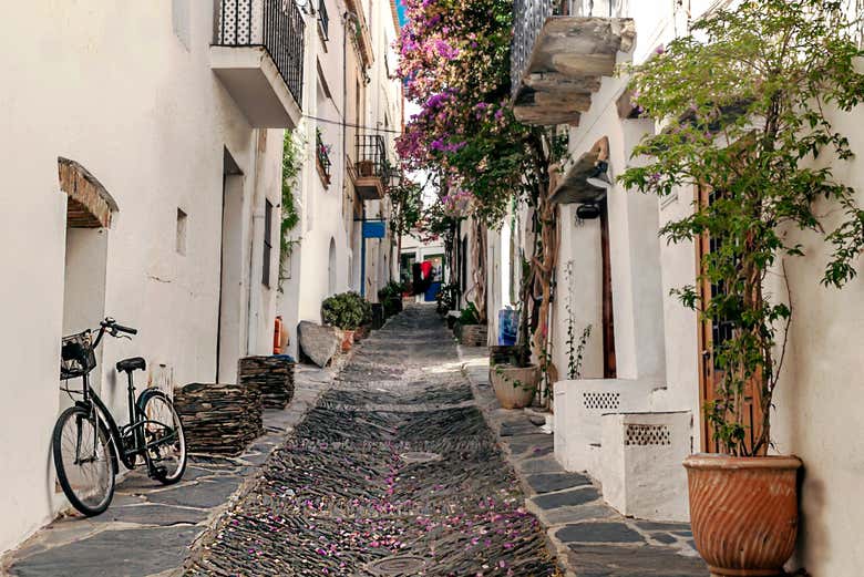 Las típicas calles de Cadaqués