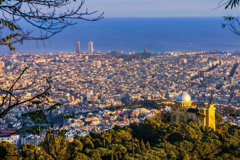 Vue panoramique sur Barcelone