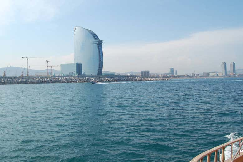 La côte de Barcelone