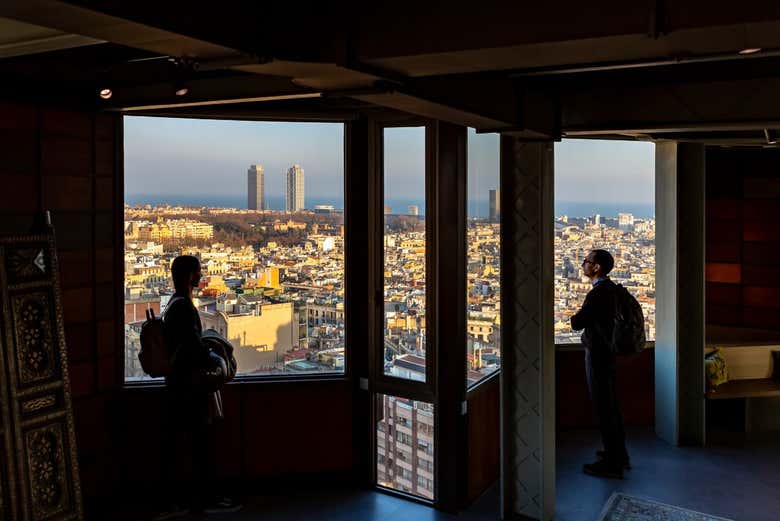 Vista panorámica de Barcelona