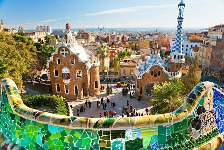 Entrada principal do Parque Güell