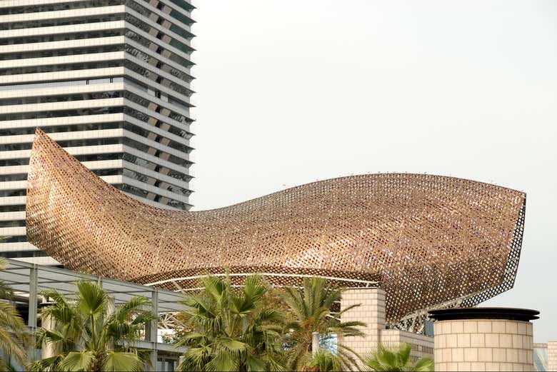 Pez Olímpico de Barcelona, diseñado por Frank Gehry 
